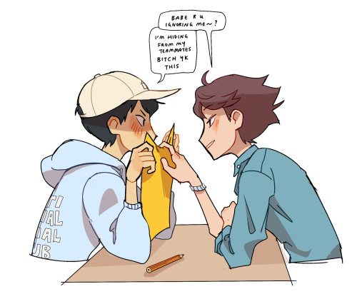 draws oikawa embarrassing kageyama on repeat 