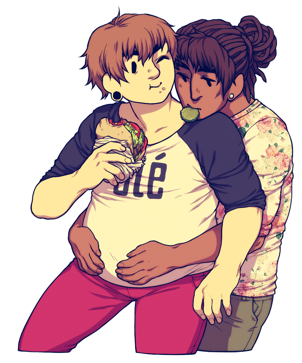 dinkythings: Moby is okay with his boyfriend eating nothing but fast food all day