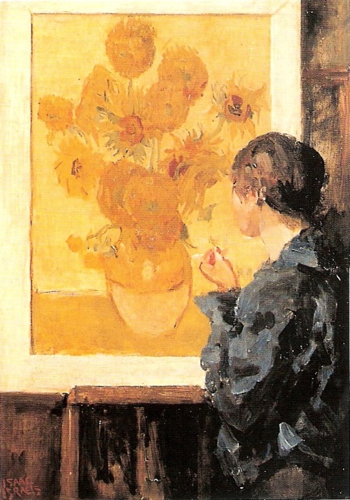 artishardgr: Isaac Israels - Homage to Van Gogh 1917