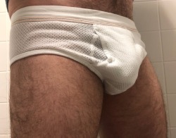 guzundiefan:  jamiesmithers:  25 September: White mesh briefs chosen by @oioidownunder   Reblog with your choice of colour and style for tomorrow  These look awesome👍👍😀
