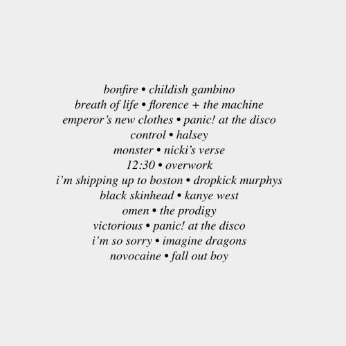 gr33kg0ds:a pjo mix without “how far we’ve come” by matchbox 22 or “ready, aim, fire” by imagine dra