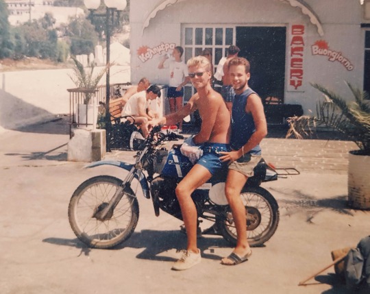 coolkidsofhistory:“My Dad with David Bowie adult photos