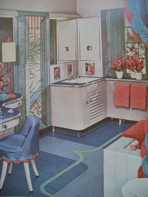 househunting: 60s and 70s bathrooms were so over the top