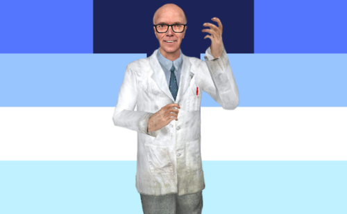 Dr Kleiner from Half-Life t-poses!Requested by anonymous