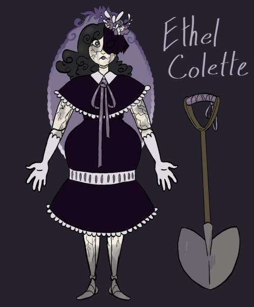 Ethel Colette Is An Automaton Nanny With Porcelain Skin, Cracked And Faded With Time And From Mistreatment