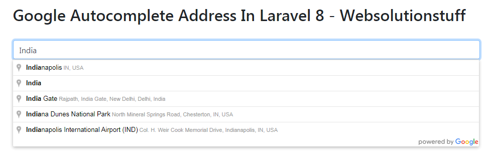 international address autocomplete api