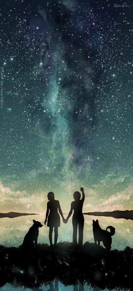 awesomedigitalart:  All our stars by e-soulu 