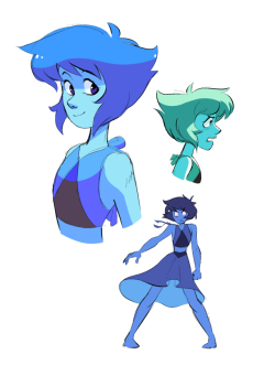 snaileyart:  some lapis doodles i guessi wish her colors weren’t so saturated smh