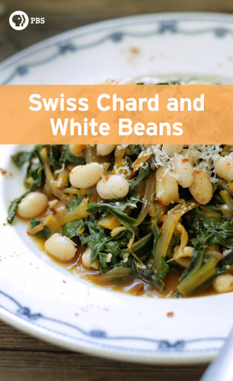 Swiss Chard and White Beans from PBS Food
