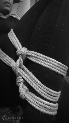 benanarki:  Tonight I was promoted from intermediate to advance classes at the Melbourne Rope Dojo where I am learning Shibari &amp; Kinbaku. Even if it means more hard work, I am very excited about it. So lucky to be able to work with various dedicated