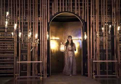 shakespearesglobeblog: Richard II on the Sam Wanamaker Playhouse stage.   Adjoa Andoh