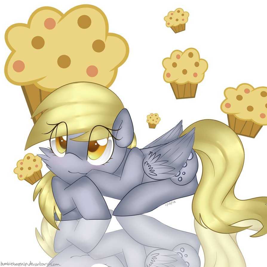 midnight-blitzz:  Daw Derpy is so cute and fluffly… like a little kitty :3 By BumblebeeMLP