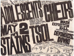 thrashmetalpunk:  An assortment of flyers