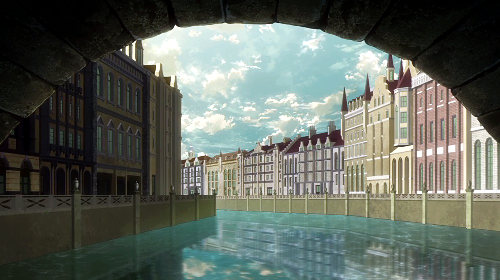 tsuyuake:  Shingeki no Kyojin episode 24 - scenery 