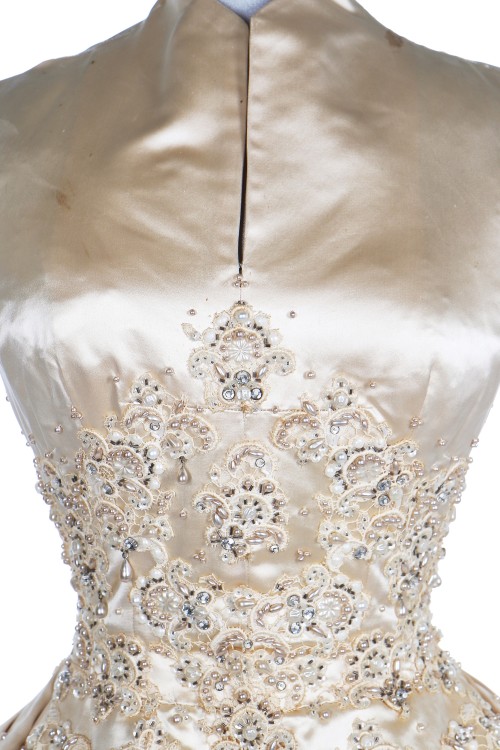 Norman Hartnell wedding dress ca. 1953From Kerry Taylor Auctions