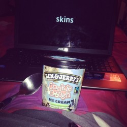 askingalexandria-forever95:  Skins and Cookie Dough Ice Cream 👌❤️🍦