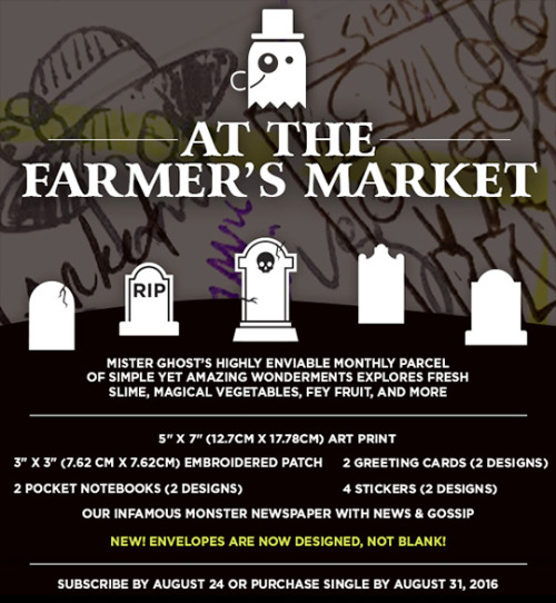 evilsupplyco:“At the Farmer’s Market” ($12/month subscription, $16 single purchase)Mister Ghost’s Hi