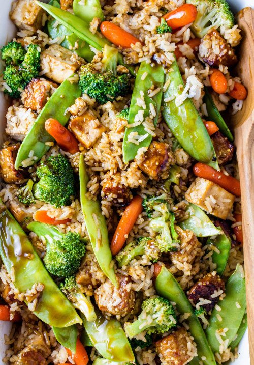 vegan-yums: Teriyaki tofu-tempeh casserole / Recipe