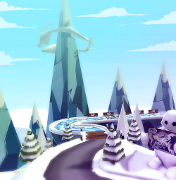 Formula Cartoon All Stars brings racing to the Land of Ooo. Check out this awesome Ice Kingdom-inspired race track, just remember to slow down for penguins! Click here to download the game: http://bit.ly/1Fy2Ygl