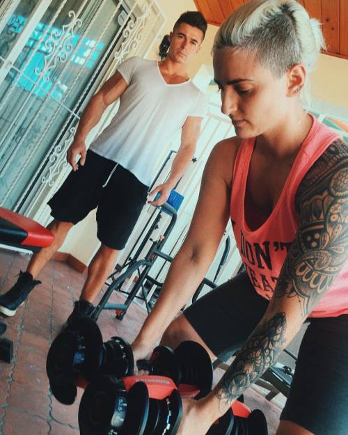 mikeohrangutang:  Trainning with this amazing @alexander1official ;), need to get in shape ASAP  #miami #miamitrainer