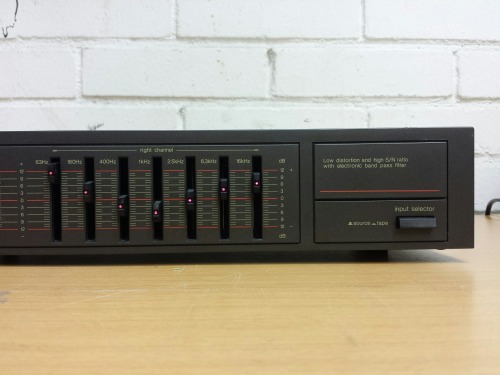 Technics SH-8017 Stereo Graphic Equalizer, 1989