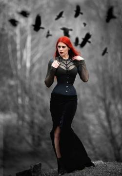 gothicandamazing:    Model, styling, make-up,