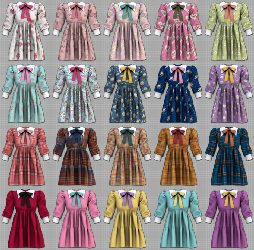 eunosims:eunosims: baby-doll dress Download (Early Access) April 27 Release @emilyccfinds public