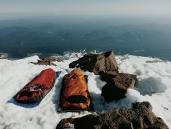 ronaldhope:  Room with a view. Bivy on Hood