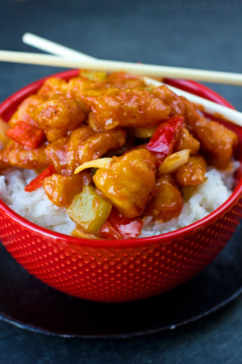 Porn photo do-not-touch-my-food:  Sweet and Sour Chicken