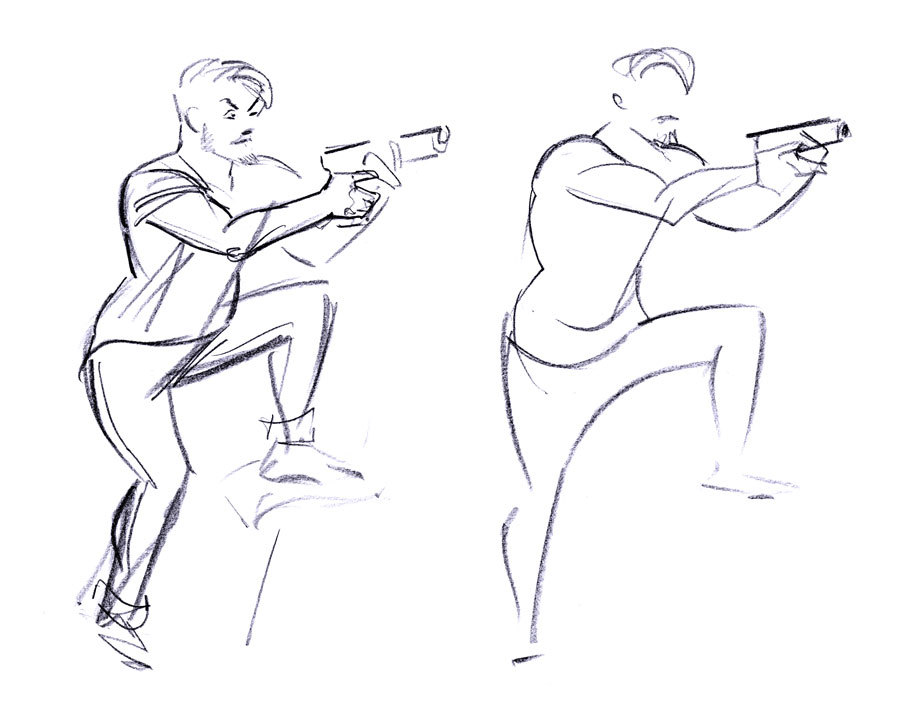 carnetvore:    Gesture drawing #2 - 1mn to 5mn DrawingsSome friends taking really