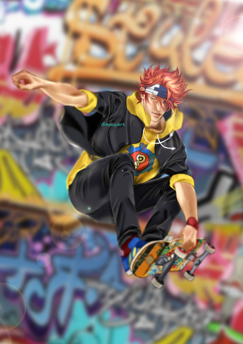 I’m a keen (of Reki) I love this character, his flow, his personality, his style for skate&hel