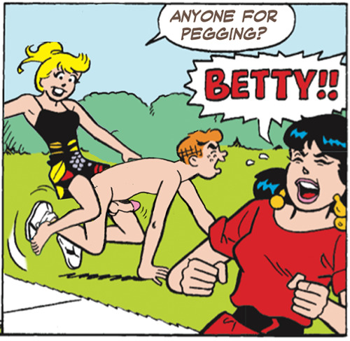 toonversions: Betty pegging Archie.