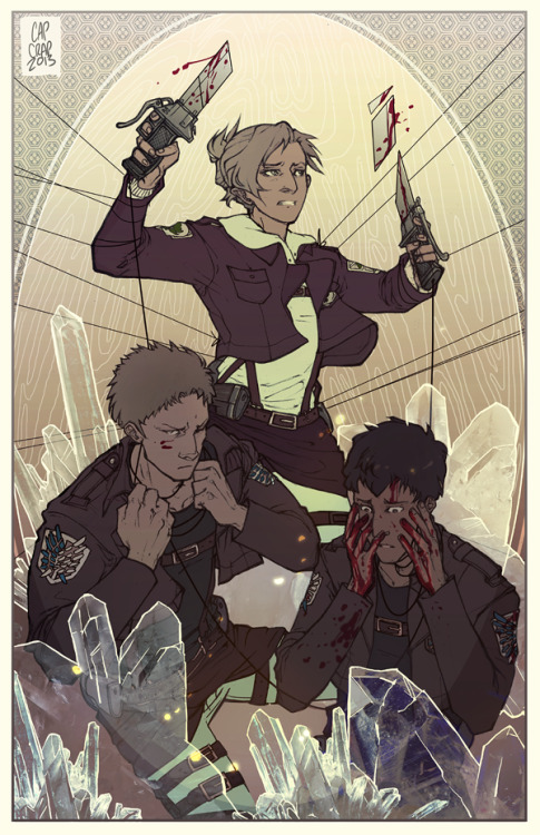 captaincrapster:  I got soul but I’m not a soldier. Last SnK print! Get it from the shop. 