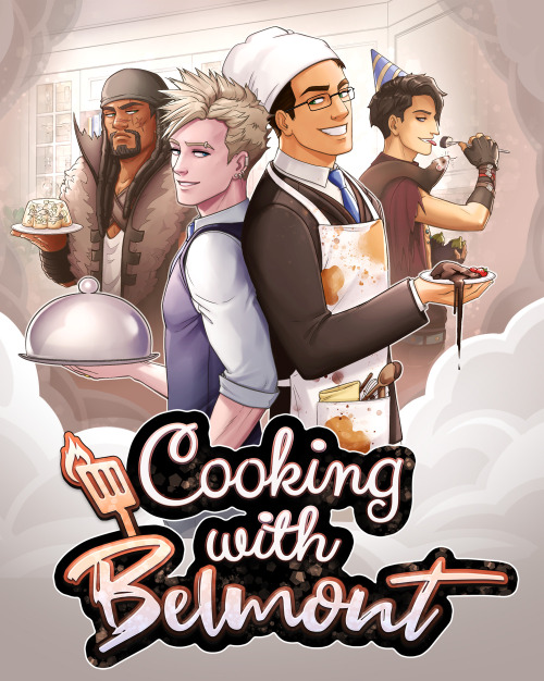 bob-artist:I’m so excited!  I finally have my big promo/main menu art for Cooking with Be