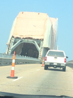 I thought it was wild that they finally paintin the Port Allen Bridge.