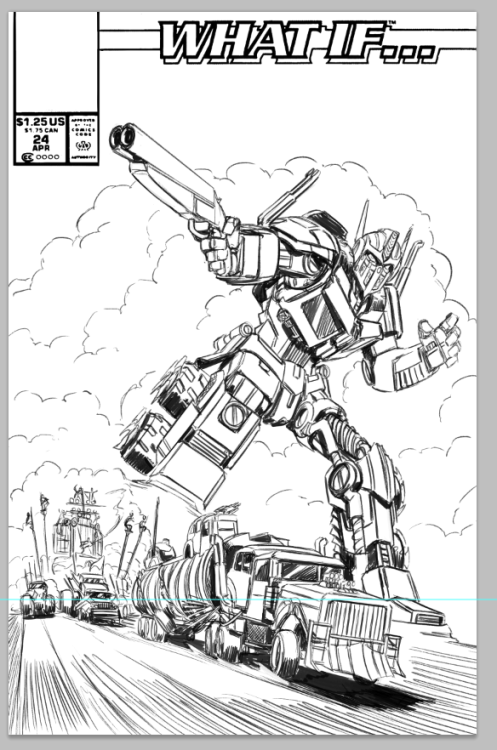 rinpin:More work in progress on my “WHAT IF” challenge - what if Optimus Prime was the War Rig from 