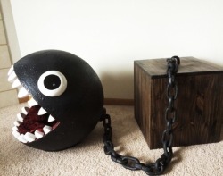 retrogamingblog:  Chain Chomp Cat Bed made by TemptedBelongings