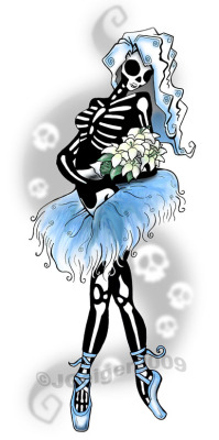 lilygoat:  ❤&quot;Skeleton Ballerina&quot;❤