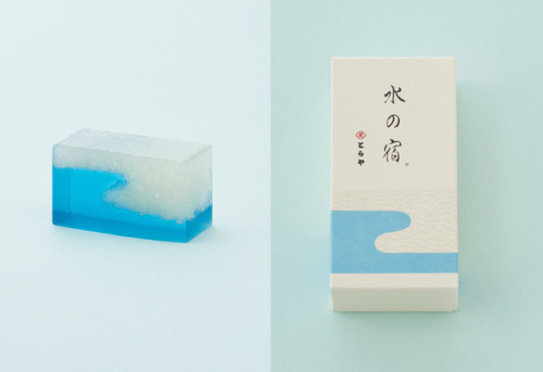 nae-design:Toraya youkan jelly with matching package is art.