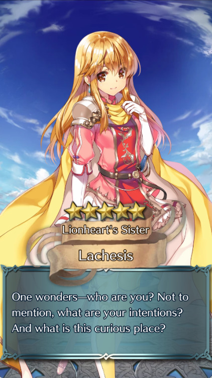moonlightsdreaming:My last few summoning results.  Not god-awful, but not great, either.  Lachesis w
