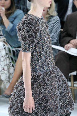 fashioninquality:  Detail at Chanel Couture Fall Winter 2014 | PFW