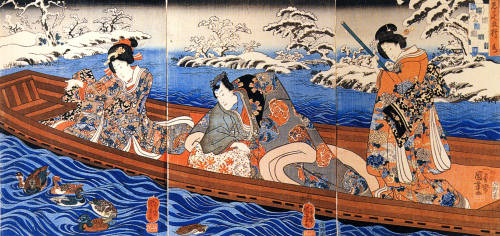 Boating party by Utagawa Kuniyoshi