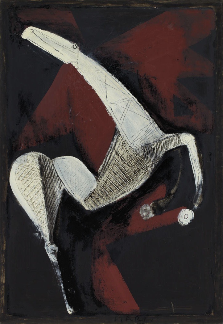 thunderstruck9:Marino Marini (Italian, 1901-1980), Untitled, 1953. Mixed media on