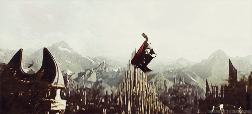 of-castles-and-converses:  spookymemekage:  LOKI SHAPE-SHIFTS INTO THOR I REPEAT