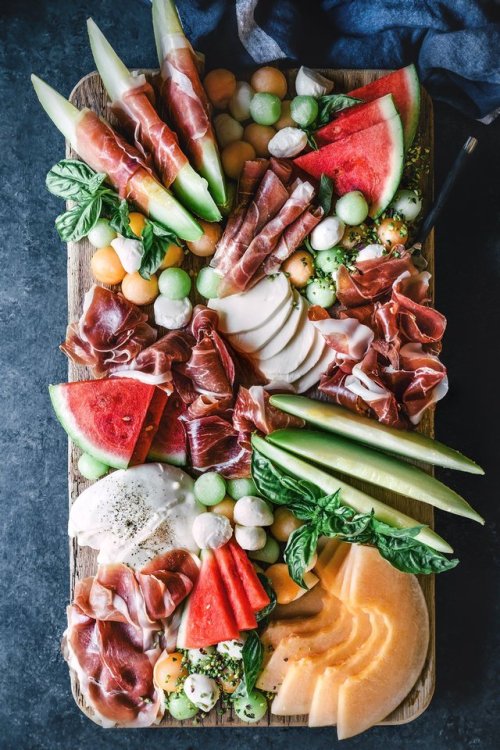 savorytoothgirl: Melon and Prosciutto Platter