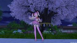 桜ミク Sakura Miku ドレスアップしましたー♪