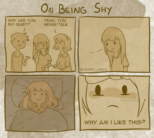 jenny-jinya:made a little comic series about #GrowingUpShy