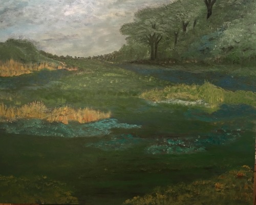 brucereed99:Bruce L. Reed (American, b. 1977) Meadow (work in progress), Dec 25, 2015 - Jan 2, 2016)