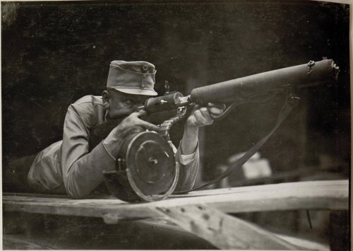 The water-cooled, belt-fed Austro-Hungarian Standschütze Hellriegel,considered one of (if not t