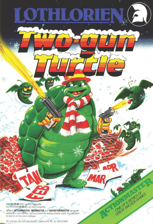 vgprintads: ‘Two-Gun Turtle’ [SPEC] [UK] [MAGAZINE] [1984]  via @retrocgads